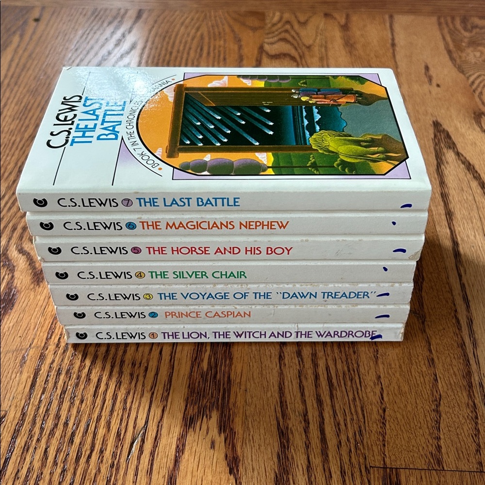 Vintage Chronicles of Narnia Set C.S. Lewis 1950s